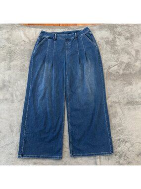 Halara Flex Stretch Wide Leg Jeans Women's size XL Soft Stretchy